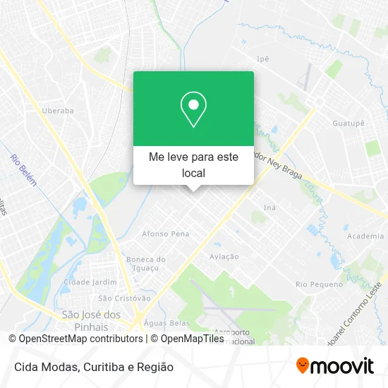 Cida Modas mapa