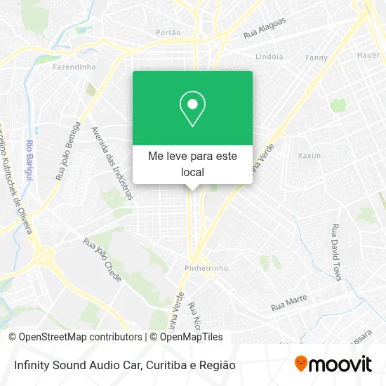 Infinity Sound Audio Car mapa