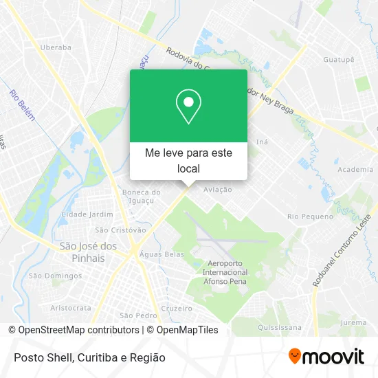 Posto Shell mapa