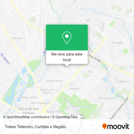 Token Telecom mapa