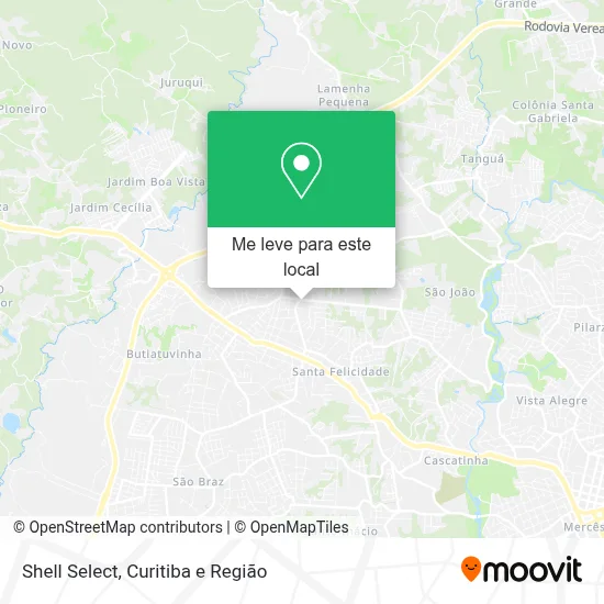 Shell Select mapa