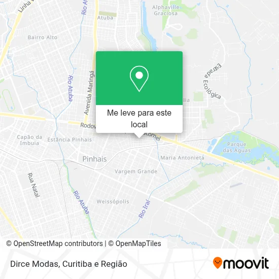 Dirce Modas mapa