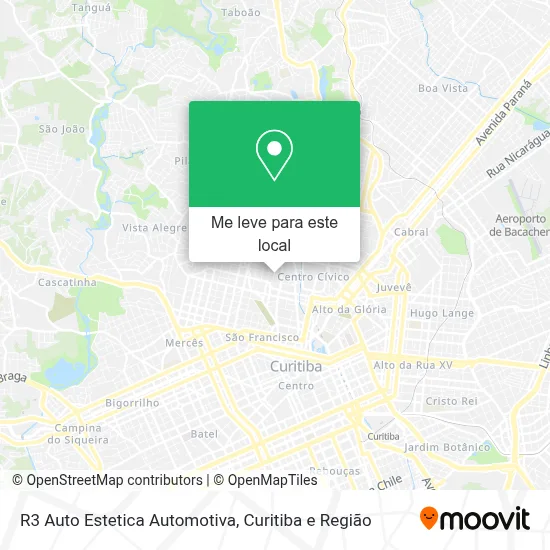 R3 Auto Estetica Automotiva mapa