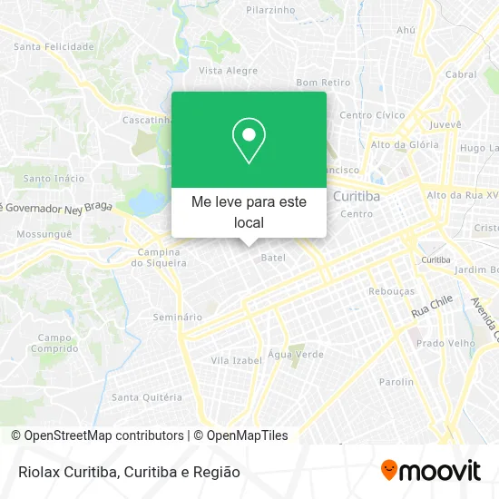 Riolax Curitiba mapa