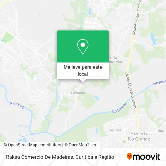 Raksa Comercio De Madeiras mapa