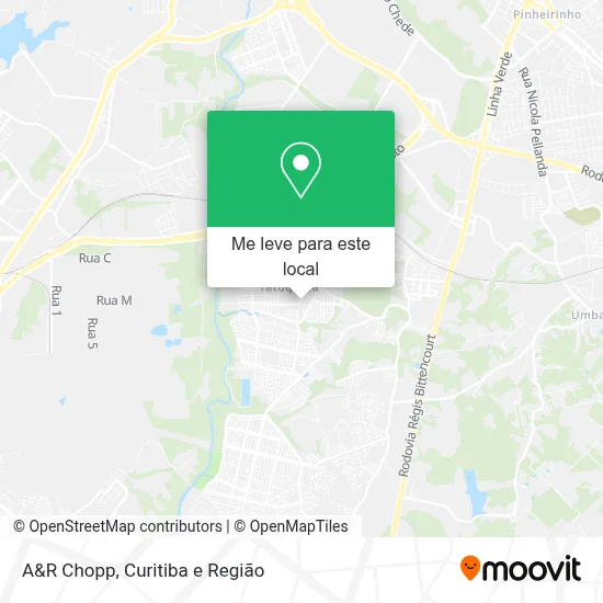 A&R Chopp mapa