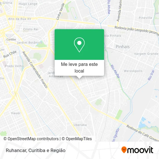 Ruhancar mapa