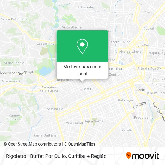 Rigoletto | Buffet Por Quilo mapa