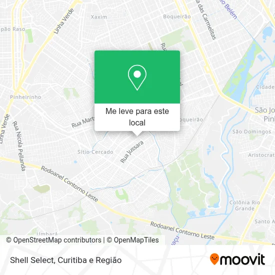 Shell Select mapa