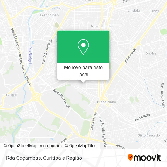 Rda Caçambas mapa
