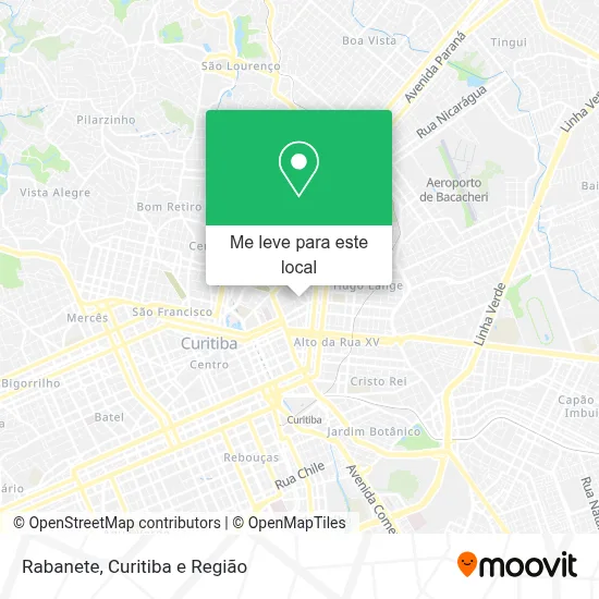 Rabanete mapa
