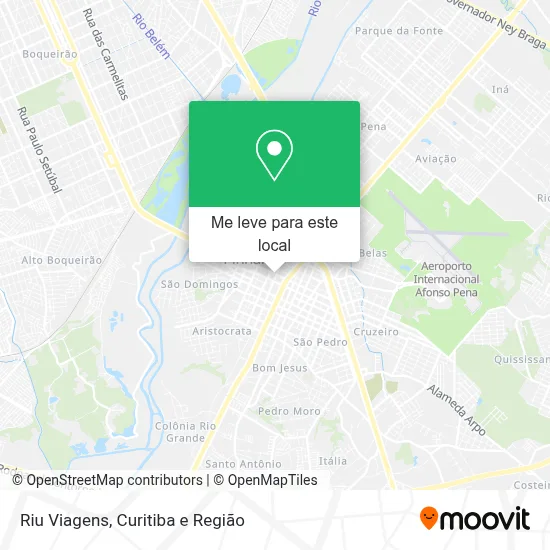 Riu Viagens mapa