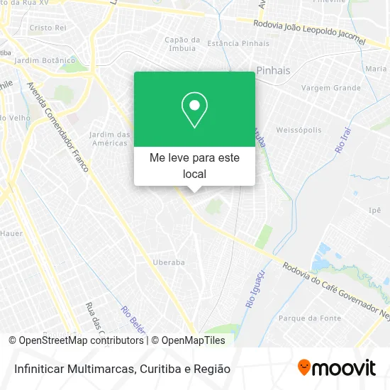 Infiniticar Multimarcas mapa