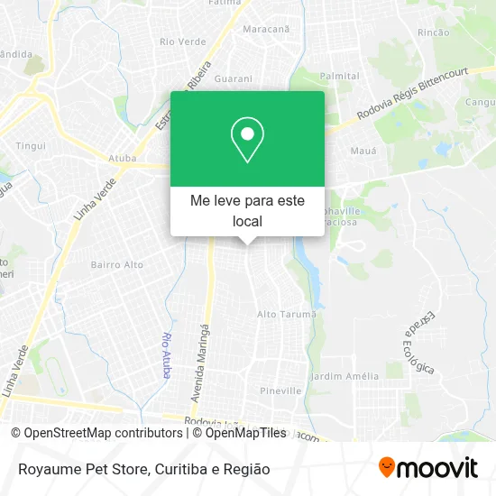 Royaume Pet Store mapa