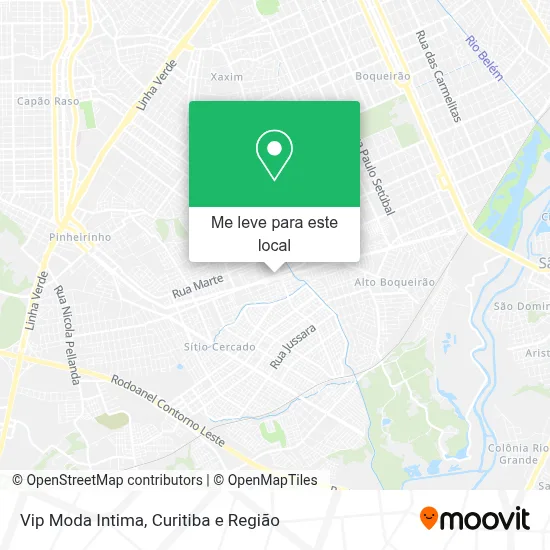 Vip Moda Intima mapa