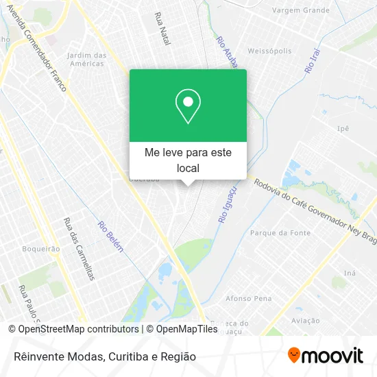 Rêinvente Modas mapa