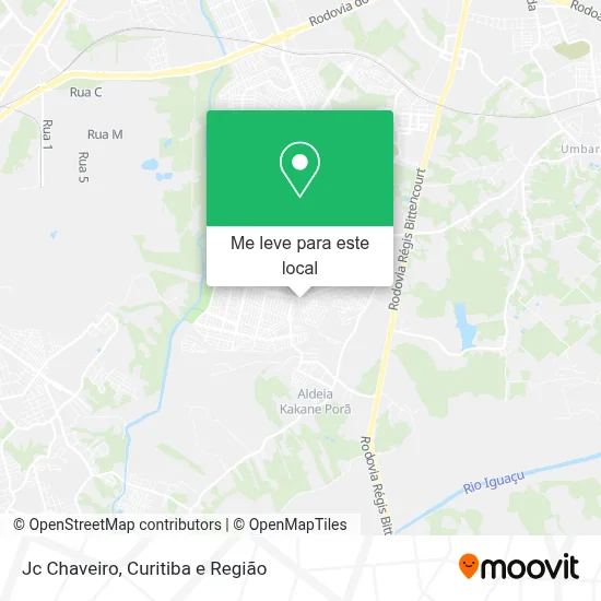 Jc Chaveiro mapa