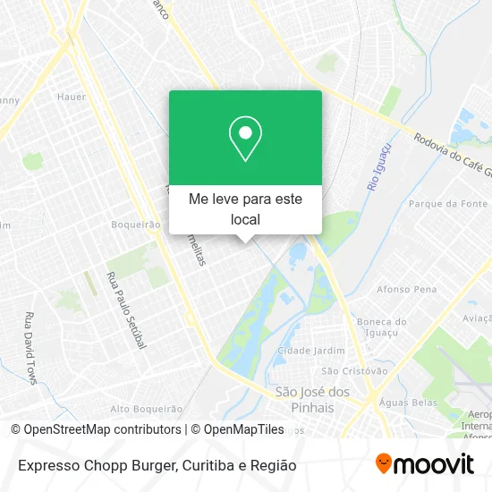 Expresso Chopp Burger mapa