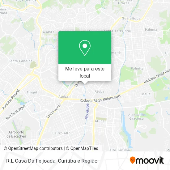 R.L Casa Da Feijoada mapa