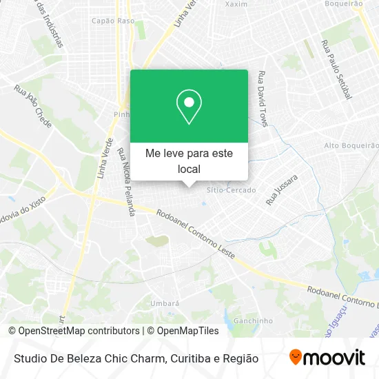 Studio De Beleza Chic Charm mapa