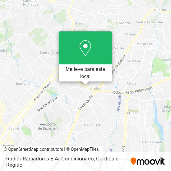 Radiar Radiadores E Ar Condicionado mapa