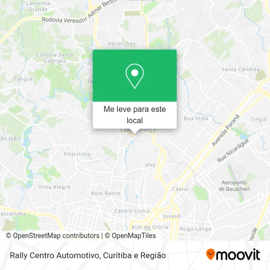 Rally Centro Automotivo mapa