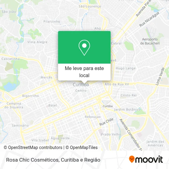 Rosa Chic Cosméticos mapa