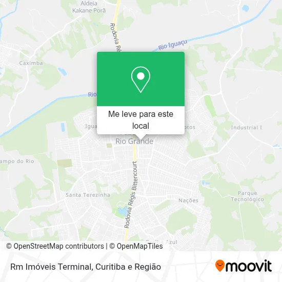 Rm Imóveis Terminal mapa