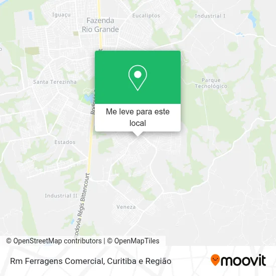Rm Ferragens Comercial mapa