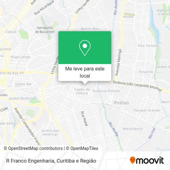 R Franco Engenharia mapa