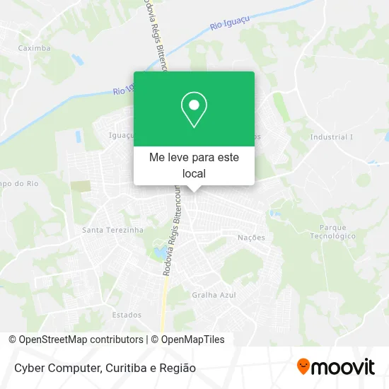 Cyber Computer mapa