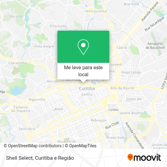 Shell Select mapa
