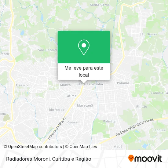 Radiadores Moroni mapa