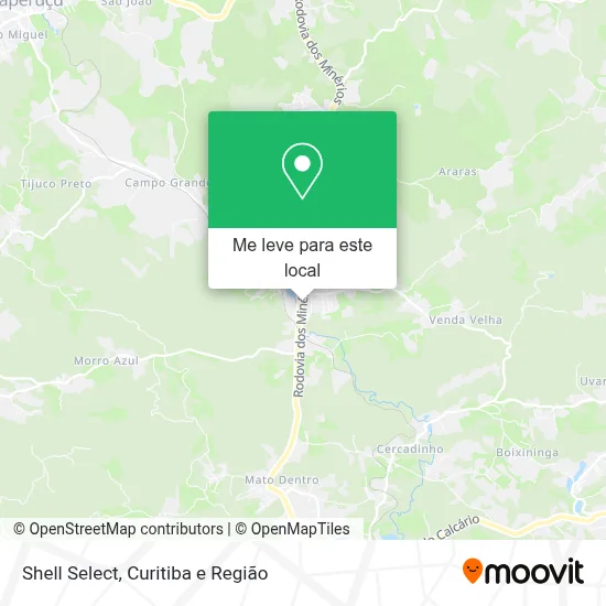 Shell Select mapa
