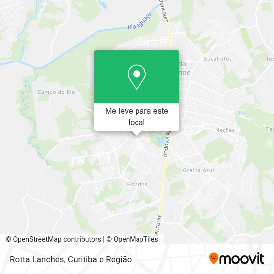 Rotta Lanches mapa
