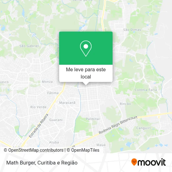 Math Burger mapa