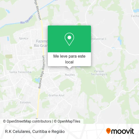 R.K Celulares mapa