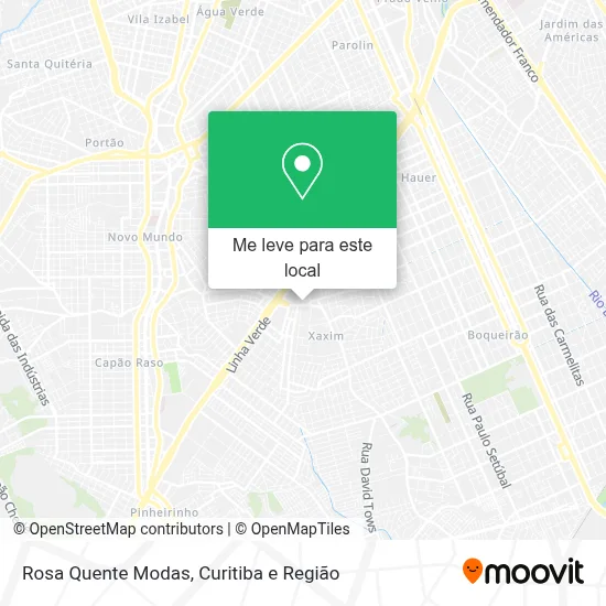 Rosa Quente Modas mapa
