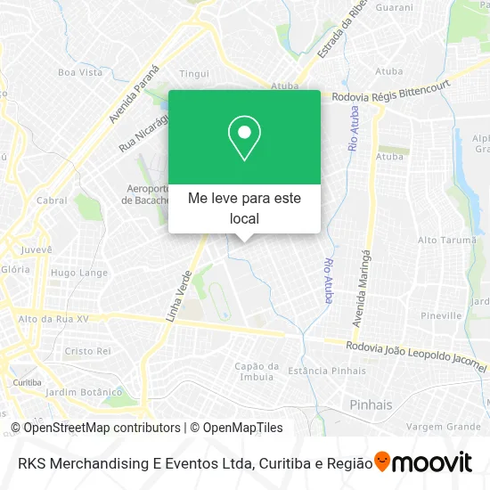 RKS Merchandising E Eventos Ltda mapa