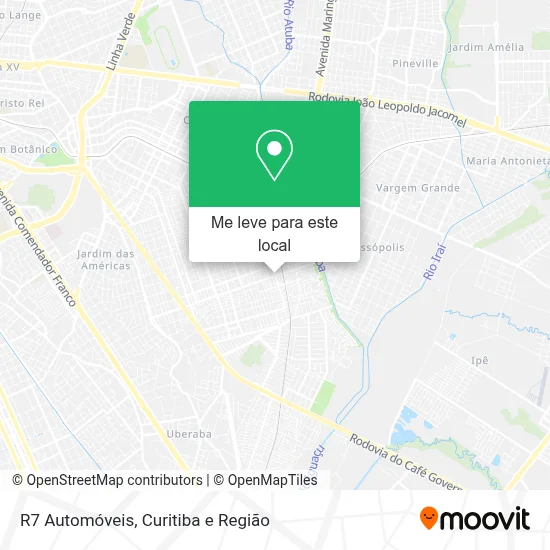 R7 Automóveis mapa