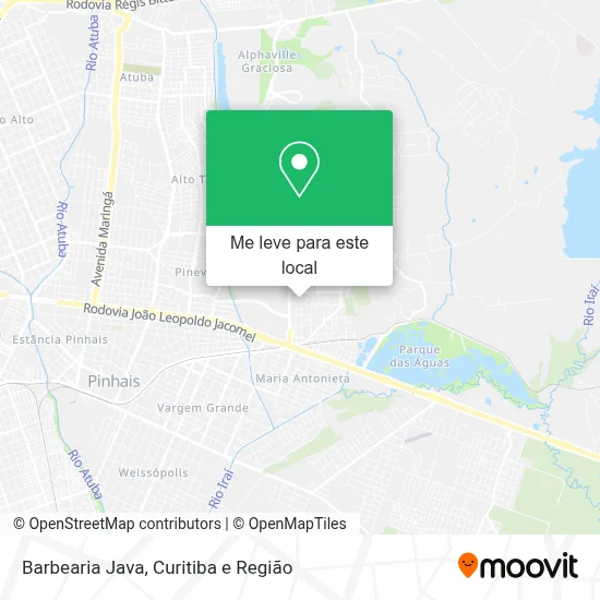 Barbearia Java mapa