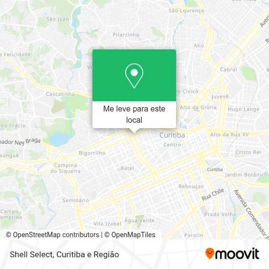 Shell Select mapa