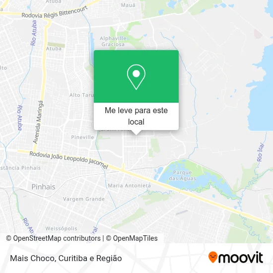 Mais Choco mapa