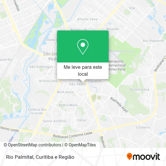 Rio Palmital mapa