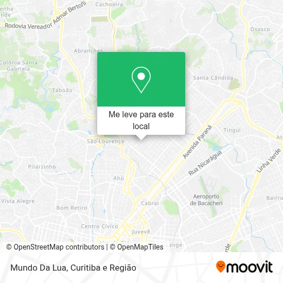 Mundo Da Lua mapa