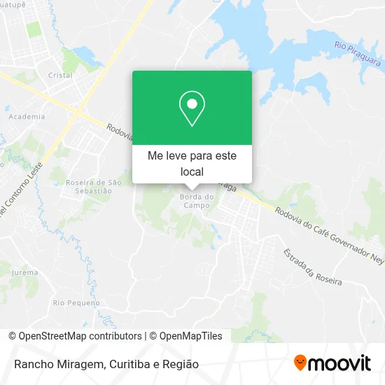Rancho Miragem mapa