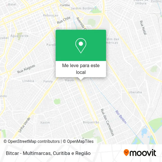 Bitcar - Multimarcas mapa
