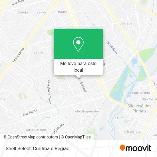 Shell Select mapa