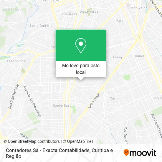 Contadores Sa - Exacta Contabilidade mapa