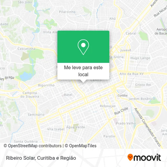 Ribeiro Solar mapa